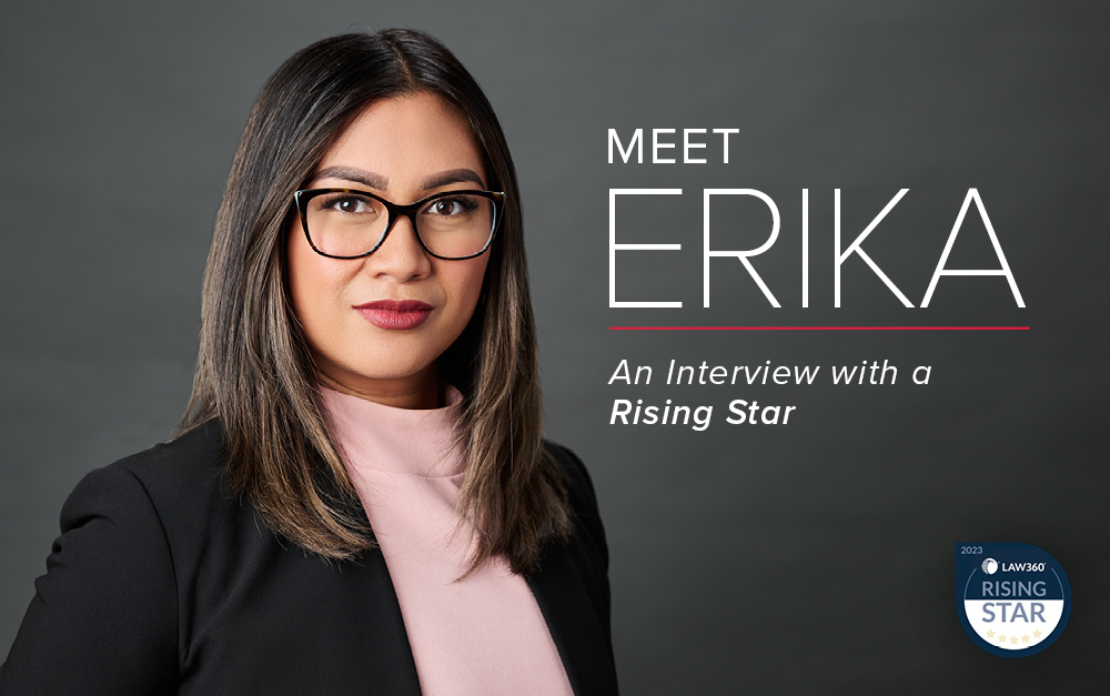 Partner Erika Oliver Named 2023 “Rising Star” By Law360