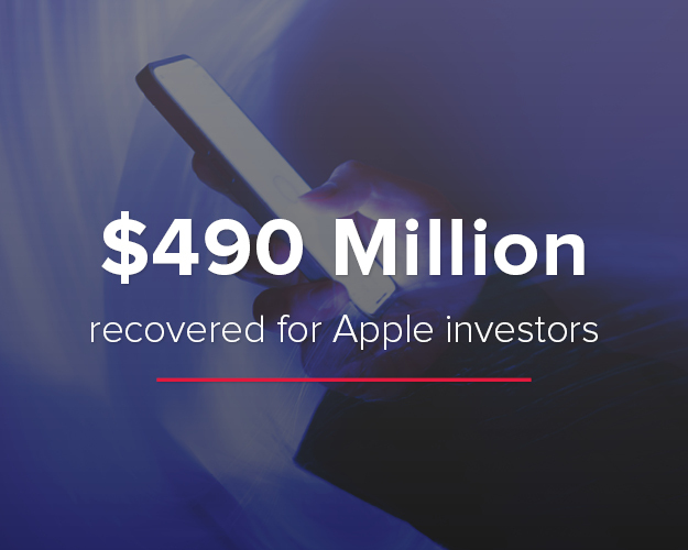 Robbins Geller Leads Record $490 Million Recovery in Securities Fraud Class Action Against Apple