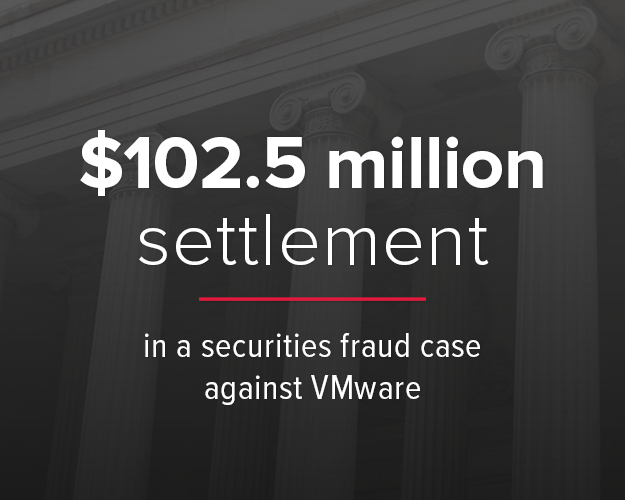 Robbins Geller Secures $102.5 Million Recovery for VMware Shareholders